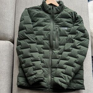 Mountain Hardwear Men's Forest Green StretchDown Puffer Jacket